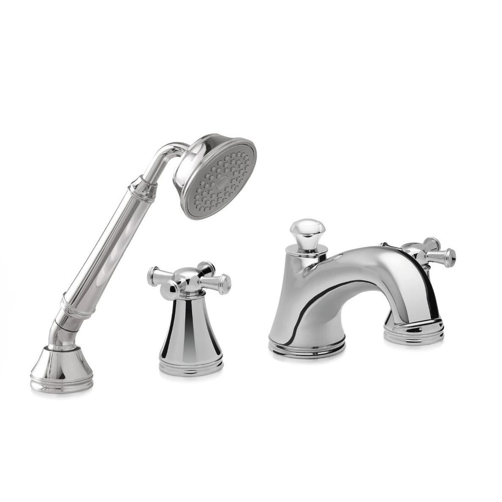 Toto Vivian 4H ROMAN TUB TRIM CROSS HANDLE POLISHED CHROME TB220S#CP